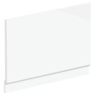 Highlife Bathrooms Halite Adjustable End Bath Panel 700mm Gloss White 2 Pieces