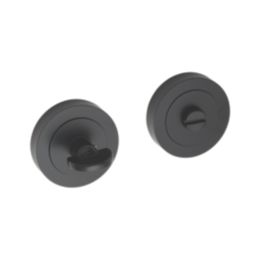 Carlisle Brass  Standard WC Thumbturn Set Matt Black 50mm