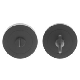 Carlisle Brass  Standard WC Thumbturn Set Matt Black 50mm