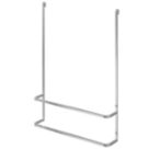Elland Hanging Towel Rail Brushed Steel 600mm x 122mm x 810mm