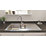 Apollonia 1.5 Bowl Stainless Steel Reversible Sink & Drainer  1004mm x 500mm