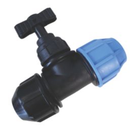 FloPlast MDPE Stop Cock 25mm x 15mm
