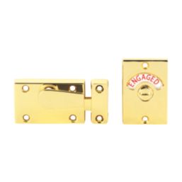Smith & Locke Bathroom Indicator Bolt Brass - Screwfix