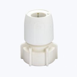Hep2O Hand-Titan Plastic Push-Fit Straight Tap Connector 15mm x 3/4"