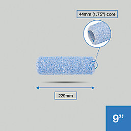 Harris Trade MicroPoly Medium Pile Roller Sleeve Emulsion 9" x 1 3/4"
