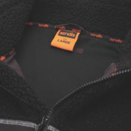 Scruffs Borely Sherpa Fleece Jacket Black Small 46" Chest