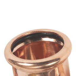 Flomasta  Copper Press-Fit Adapting 90° M-Profile Street Elbows 22mm x 22mm 2 Pack