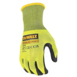 DEWALT Hi Vis Protection Gloves Yellow Large