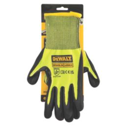DEWALT Hi Vis Protection Gloves Yellow Large