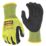 DEWALT Hi Vis Protection Gloves Yellow Large