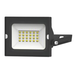 4lite  Outdoor LED Floodlight Black 20W 1700lm
