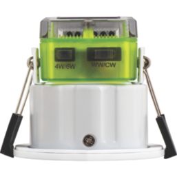 Luceco FType Mk 2 Adjustable  Fire Rated LED Downlight Dim to Warm & CCT White 4-6W 675/690lm