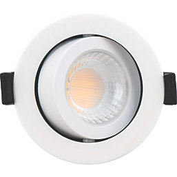 Luceco FType Mk 2 Adjustable Cylinder Fire Rated LED Downlight Dim to Warm & CCT White 4-6W 675/690lm