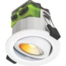 Luceco FType Mk 2 Adjustable  Fire Rated LED Downlight Dim to Warm & CCT White 4-6W 675/690lm