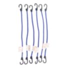 Smith & Locke Heavy Duty Blue Bungee Cords 600mm x 8mm 6 Pack