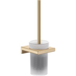 Hansgrohe AddStoris Wall-Mounted Toilet Brush Holder Brushed Bronze