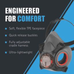 JSP Force 8 Small Half Mask Respirator