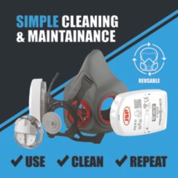 JSP Force 8 Small Half Mask Respirator