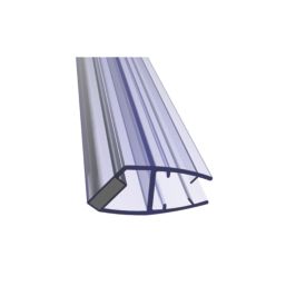 ETAL Neo Magnetic Sliding Shower Door Seal Clear 6mm x 2000mm