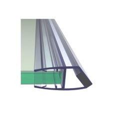 ETAL Neo Magnetic Sliding Shower Door Seal Clear 6mm x 2000mm