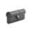 Yale Fire Rated 1 Star 6-Pin Euro Cylinder 40-40 (80mm) Matt Black