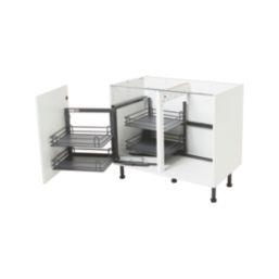 Essentials Anthracite LH Corner Pull-Out Storage 1000mm