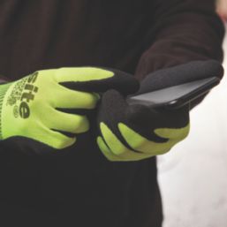 Site  Gloves Yellow/Black Large