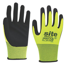 Site  Gloves Yellow/Black Large