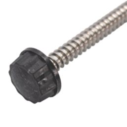 FloPlast Fixings Black 50mm x 2mm 10 Pack