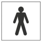 Essentials Gents Symbol 150mm x 150mm