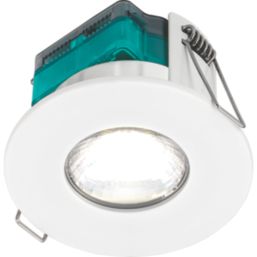 Luceco FType Essence Flat Fixed  Fire Rated LED Downlight  White 5W 550lm