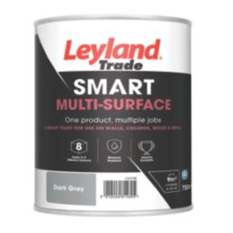 Leyland Trade 750ml Dark Grey Eggshell Emulsion Multi-Surface Paint