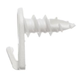 Cobra WallDriller Self-Drilling Picture Hooks for Plasterboard White 10 Pack