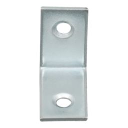 Essentials Corner Brackets Silver 25mm x 25mm x 16mm 25 Pack