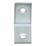 Essentials Corner Brackets Silver 25mm x 25mm x 16mm 25 Pack