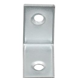 Essentials Corner Brackets Silver 25mm x 25mm x 16mm 25 Pack