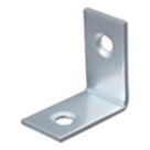Essentials Corner Brackets Silver 25mm x 25mm x 16mm 25 Pack