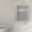 Flomasta 800mm x 600mm 853BTU Chrome Flat Electric Towel Radiator