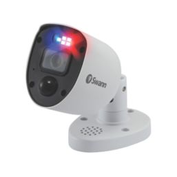 Swann SWPRO-4KRLPK2-EU White Wired 4K Outdoor Bullet Add-On Cameras 2 Pack