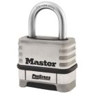 Master Lock 1174D Weatherproof  Combination  Padlock Silver 58mm