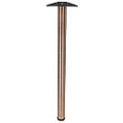 Rothley Worktop Leg Antique Copper 870-895mm