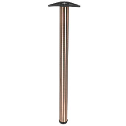 Rothley Worktop Leg Antique Copper 870-895mm