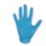 Site SDG102 Nitrile Powder-Free Disposable Gloves Blue Medium 100 Pack