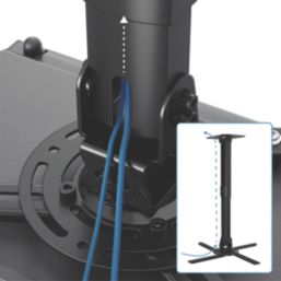 AVF Universal Extendable Tilt & Turn Projector Mount Black