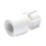 Hep2O  Plastic Push-Fit Straight Keyless Tap Connector 15mm x 1/2"