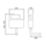 Eddy Slimline Concealed Cistern with Flush Button 3/6Ltr