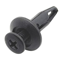 Pearl Consumables  Screw Type Closed End Trim Rivets Black 6 Pack