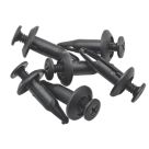 Pearl Consumables  Screw Type Closed End Trim Rivets Black 6 Pack