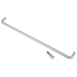 Smith & Locke Fire Rated D Pull Handle Satin Aluminium 19mm x 618mm