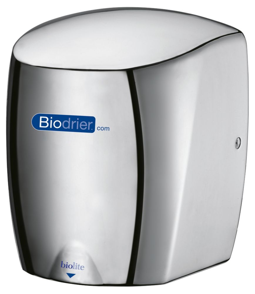 Biodrier Biolite High Speed Low Energy Hand Dryer Chrome 0.650.9kW